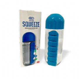 SQUEEZE COM ORGANIZADOR DE CAPSULAS  BIC BEM ESTAR