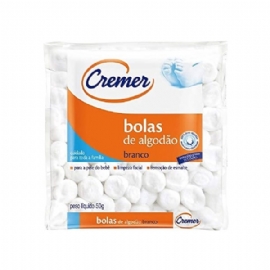 ALGODAO EM BOLAS 50G CREMER