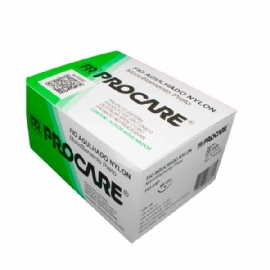 FIO AGULHADO NYLON CX COM 24 UNIDADES PROCARE