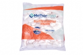ALGODAO 100 HIDROFILO BOLA 100G MELHORMED
