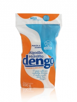 ALGODAO 100 HIDROFILO EM ROLO 100G NAO ESTERIL   DENGO