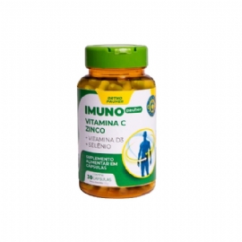 SUPLEMENTO ALIMENTAR IMUNO VITAMINA C ZINCO  VITAMINA D3  SELENIO