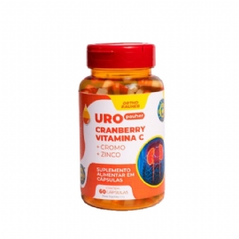 SUPLEMENTO ALIMENTAR URO CRANBERRY VITAMINA C  CROMO  ZINCO