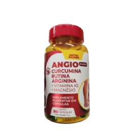 SUPLEMENTO ALIMENTAR ANGIO CURCUMINA RUTINA ARGININA  VITAMINA K2  MAGNESIO