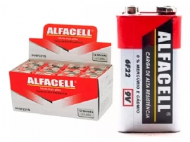 BATERIA 9V, 1 UND   ALFACELL