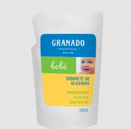SABONETE LIQUIDO REFIL GLICERINA BEBE GRANADO TRADICIONAL 250ML
