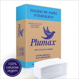 PAPEL TOALHA PLUMAX 100 CELULOSE