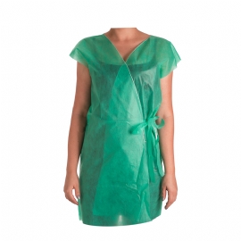 AVENTAL/CAMISOLA PARA PACIENTE VERDE G 20 (PCT10 UNIDS)