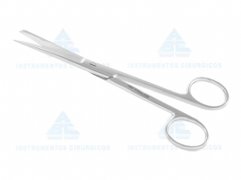 TESOURA CIRURGICA 15CM RETA FINA/ROMBA