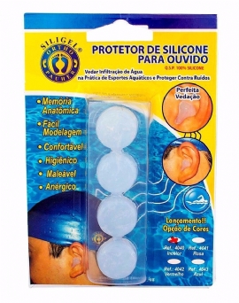 PROTETOR DE OUVIDO DE SILICONE
