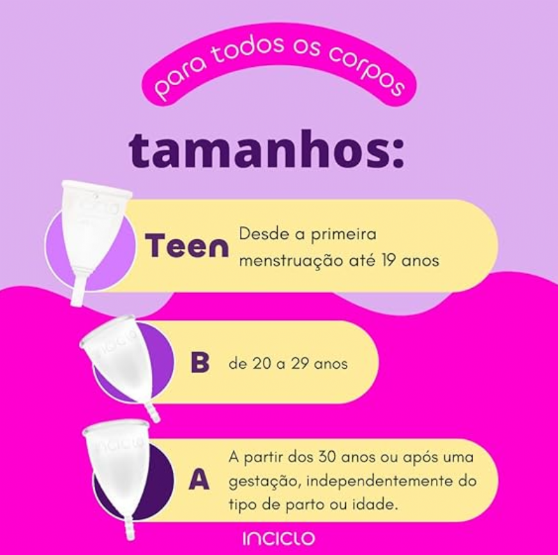 Coletor Menstrual Inciclo + Capsula Esterilizadora Iniciclo
