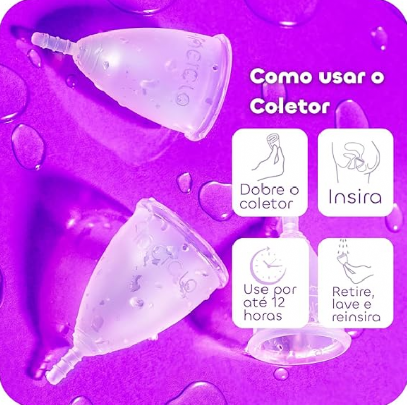 Coletor Menstrual Inciclo + Capsula Esterilizadora Iniciclo