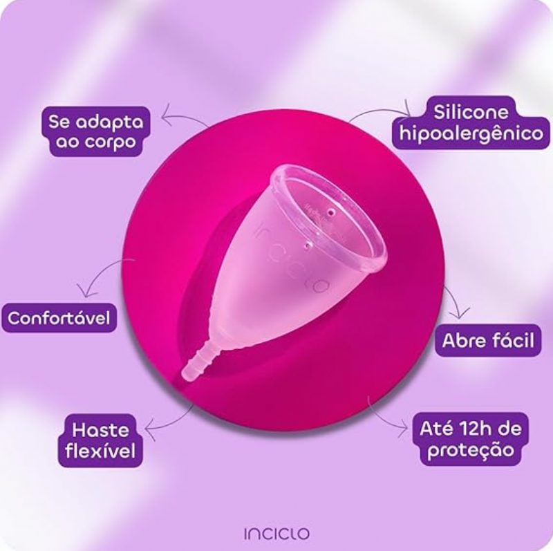 Coletor Menstrual Inciclo + Capsula Esterilizadora Iniciclo