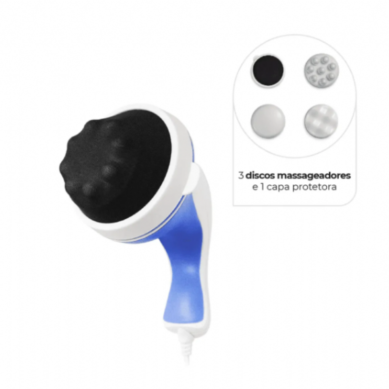 APARELHO MASSAGEADOR MUSCULAR ORBITAL 360 DELLAMED 127V -  LINHA PREMIUM