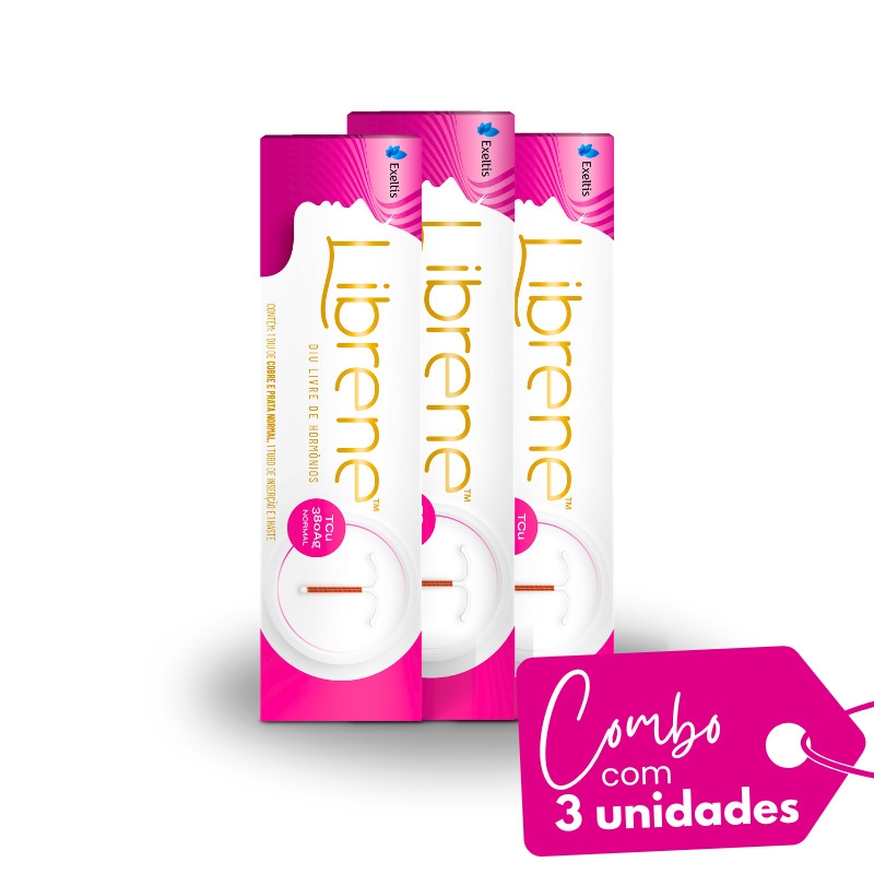 COMBO LIBRENE 3 UNIDADES DIU COBRE+PRATA TCu 380Ag
