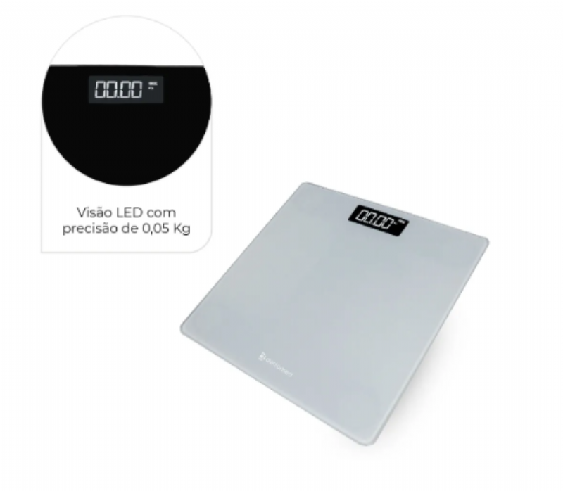 BALANA DIGITAL SMART - TELA LED AT 180KG - DELLAMED