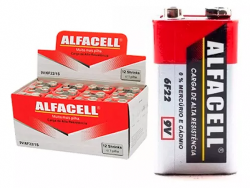 BATERIA 9V, 1 UND - ALFACELL