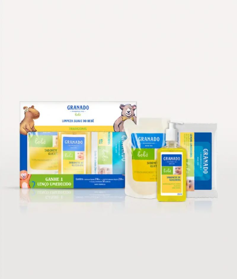 KIT LIMPEZA SUAVE BEBE - GRANADO