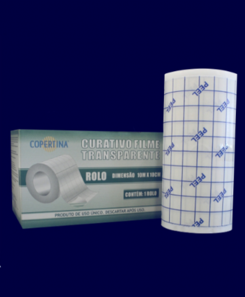 Curativo filme transparente rolo 10X10 - CRALPLAST