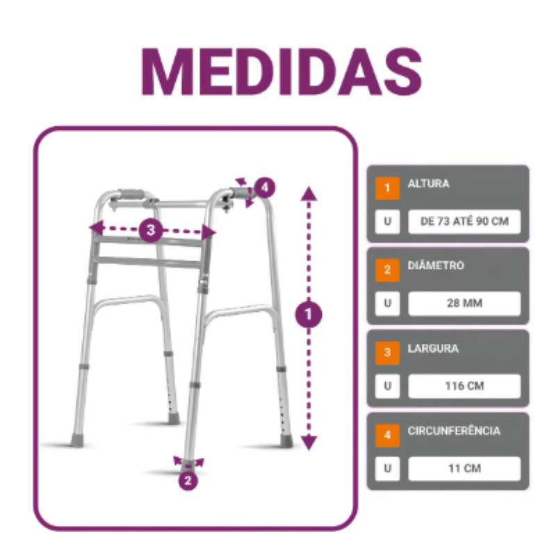 Andador articulado - Hidrolight