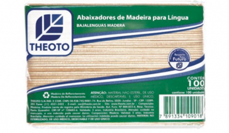 ABAIXADORES DE MADEIRA PARA LINGUA THEOTO