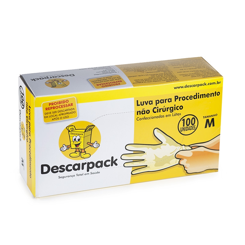 LUVA DE PROCEDIMENTO LTEX DESCARPACK